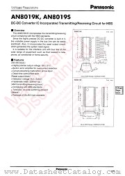 AN8019S datasheet pdf Panasonic