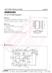 AN8050S datasheet pdf Panasonic
