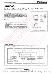 AN8062 datasheet pdf Panasonic
