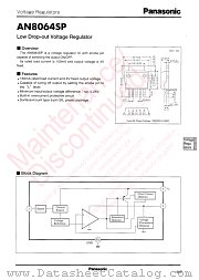 AN8064SP datasheet pdf Panasonic