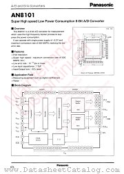 AN8101 datasheet pdf Panasonic