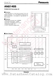 AN8140S datasheet pdf Panasonic