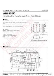 AN8270K datasheet pdf Panasonic