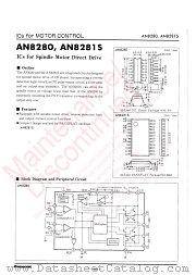 AN8281S datasheet pdf Panasonic