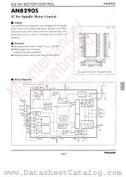 AN8290S datasheet pdf Panasonic