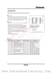 AN8294S datasheet pdf Panasonic