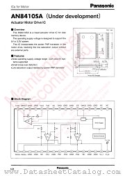 AN8410SA datasheet pdf Panasonic