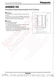 AN8801SC datasheet pdf Panasonic