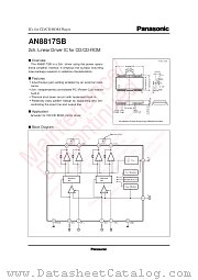 AN8817SB datasheet pdf Panasonic