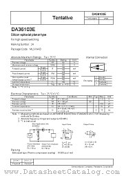 DA36103E datasheet pdf Panasonic