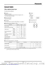 DA4X108K datasheet pdf Panasonic