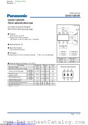 DA6X108K datasheet pdf Panasonic