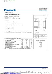 DB2J205 datasheet pdf Panasonic