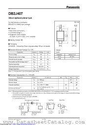 DB2J407 datasheet pdf Panasonic