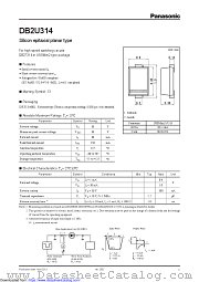DB2U314 datasheet pdf Panasonic