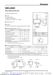 DB3J208K datasheet pdf Panasonic