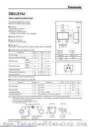 DB3J314J datasheet pdf Panasonic