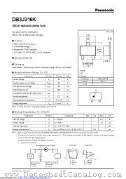 DB3J316K datasheet pdf Panasonic