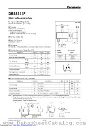 DB3S314F datasheet pdf Panasonic