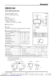 DB3S314K datasheet pdf Panasonic