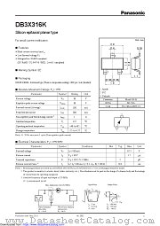 DB3X316K datasheet pdf Panasonic