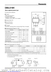 DB6J316K datasheet pdf Panasonic