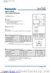 DE37120D datasheet pdf Panasonic