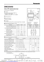 DMC204A0 datasheet pdf Panasonic