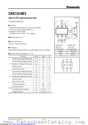 DMC204B3 datasheet pdf Panasonic
