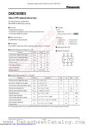 DMC505E0 datasheet pdf Panasonic