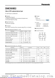 DMC505E2 datasheet pdf Panasonic