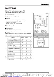 DME50B01 datasheet pdf Panasonic