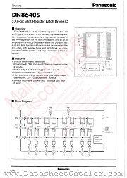 DN8640S datasheet pdf Panasonic