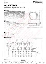 DN8646FBP datasheet pdf Panasonic