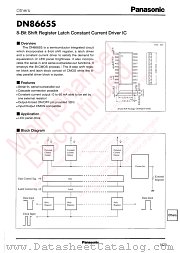 DN8665S datasheet pdf Panasonic