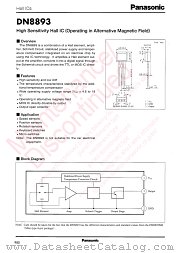 DN8893 datasheet pdf Panasonic