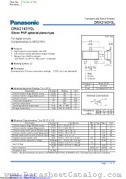 DRA2143Y datasheet pdf Panasonic