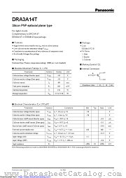 DRA3A14T datasheet pdf Panasonic