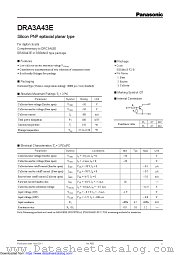 DRA3A43E datasheet pdf Panasonic