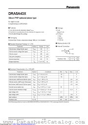 DRA5A43X datasheet pdf Panasonic