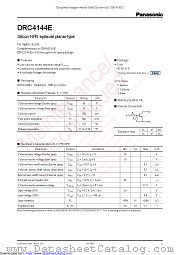 DRC4144E datasheet pdf Panasonic