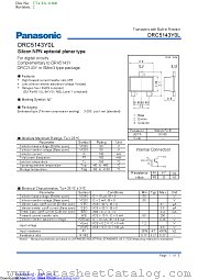 DRC5143Y datasheet pdf Panasonic