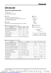 DRC5A43E datasheet pdf Panasonic
