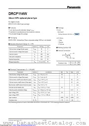 DRCF114W datasheet pdf Panasonic