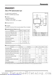 DSA3G01 datasheet pdf Panasonic