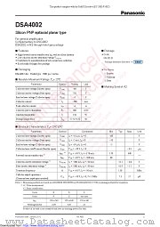 DSA4002 datasheet pdf Panasonic