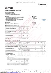 DSA4005 datasheet pdf Panasonic