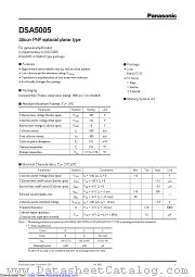 DSA5005 datasheet pdf Panasonic