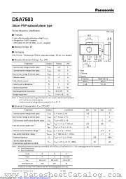 DSA7503 datasheet pdf Panasonic