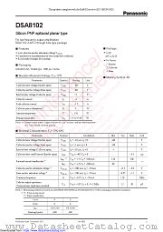 DSA8102 datasheet pdf Panasonic